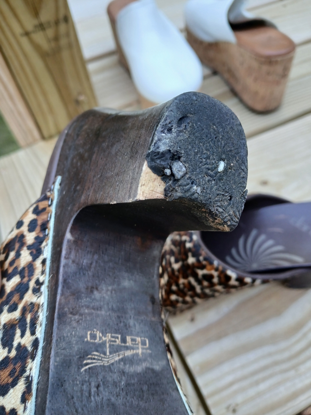 Dansko Leopard Print Clogs for Women - Picture 3 of 5